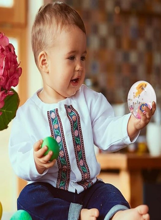 Munmoll Super Duper Glitter Ball Bouncing Light LED Anti Stress Gift Fun Toys for Children Water Bounce Toy Multicolor 70mm (Water Led Light Boll 3) - Image 2